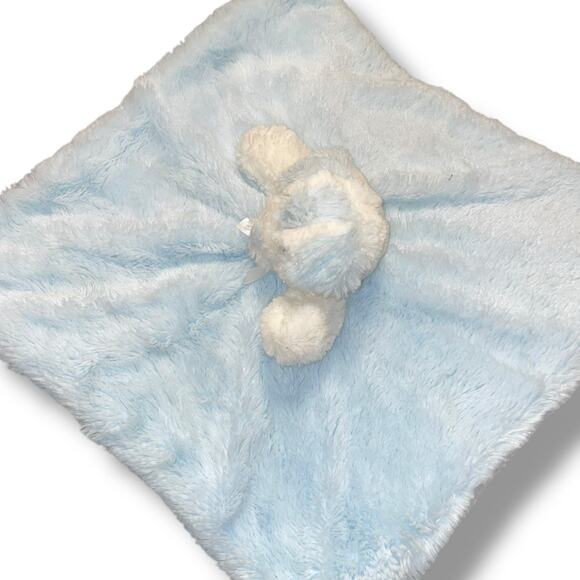 Blankets & Beyond Lovey Bear Rosette Swirls Security Blanket Plush Shower 15" - Picture 6 of 12